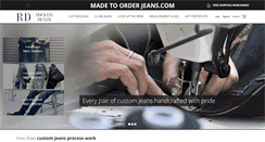 Desktop Screenshot of madetoorderjeans.com